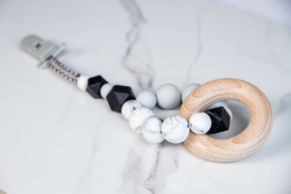 Beechwood Teether - Clip On