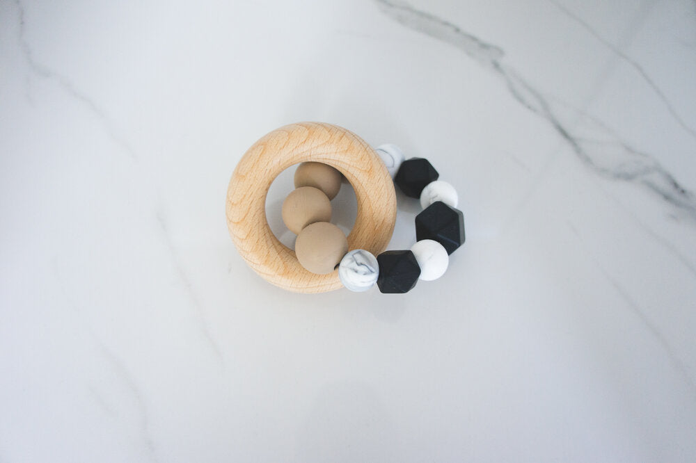 Beechwood Teething Rattle