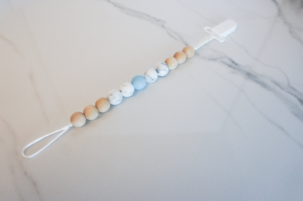 Wood & Silicone Pacifier Holder