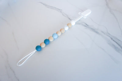 Ombré Wood & Silicone Pacifier Holder