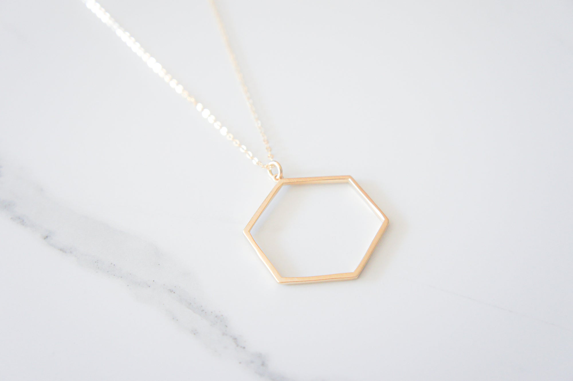 Large Hexagon Pendant