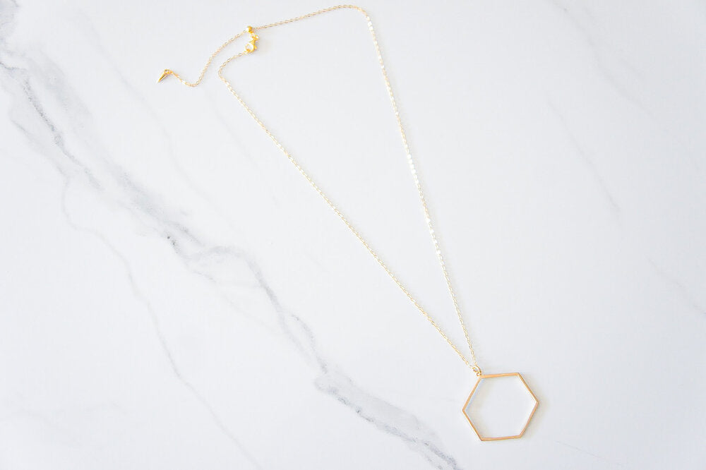 Large Hexagon Pendant