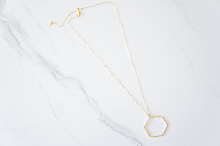 Large Hexagon Pendant