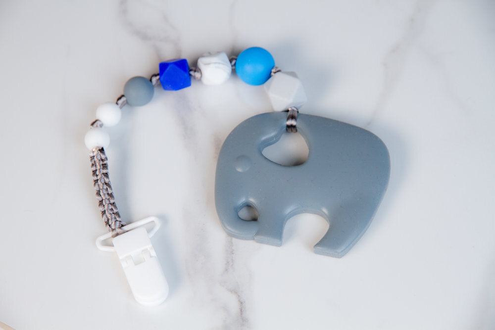 Elephant Teether - Clip On