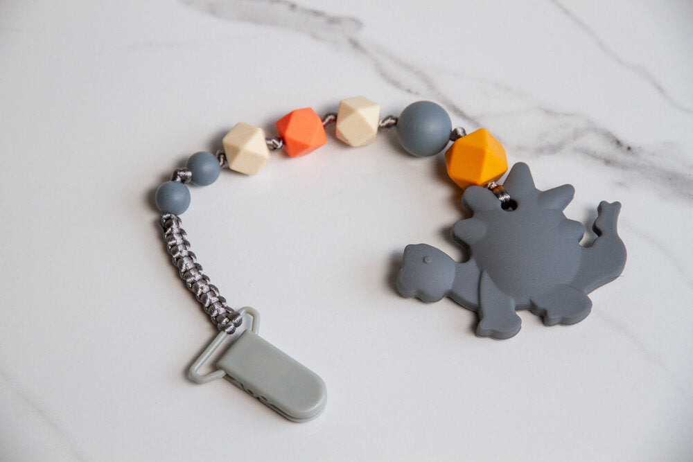 Dinosaur Teether - Clip On