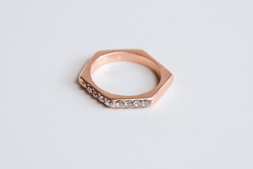 Hexagon Stackable Ring