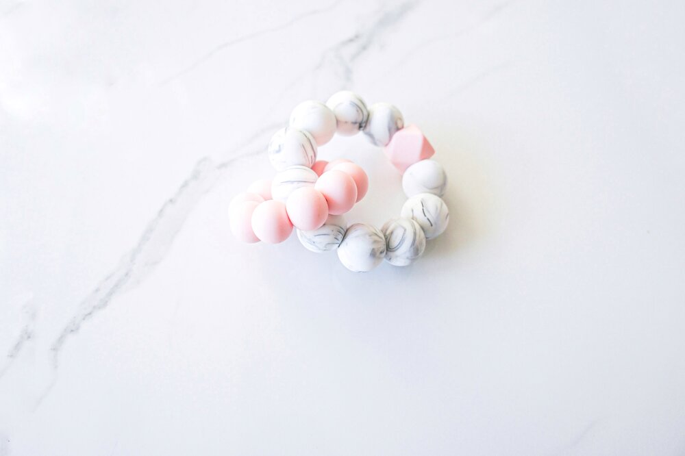 Silicone Double Ring Rattle