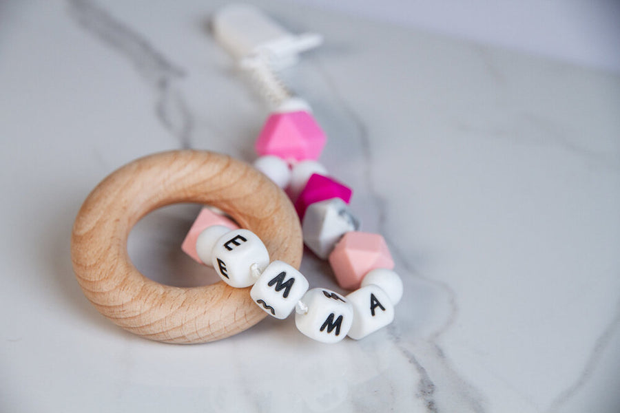Personalized Teether  - Clip On
