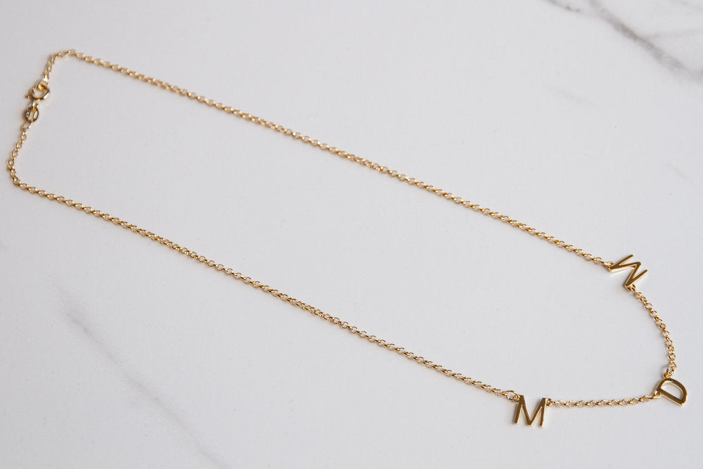 Keep Sake Initial Necklace