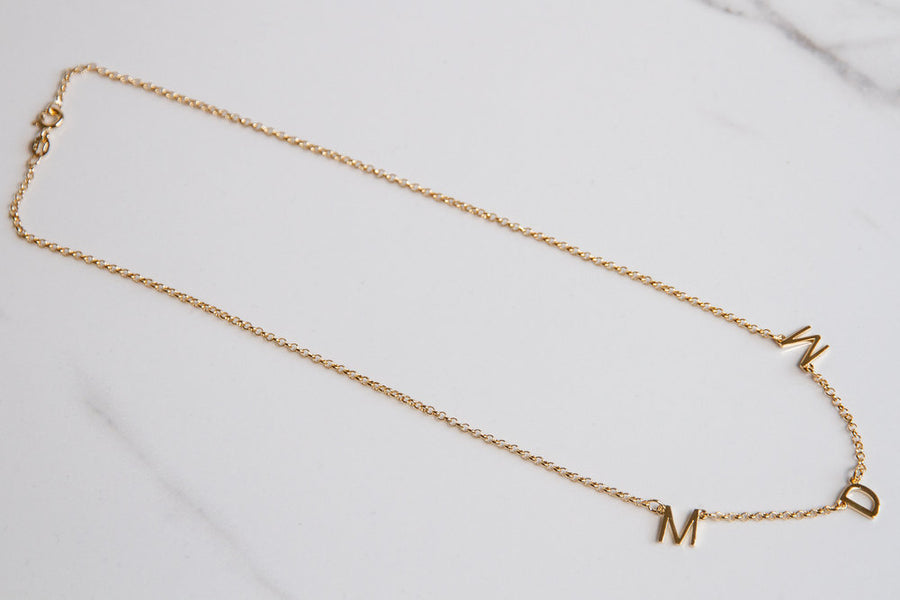 Keep Sake Initial Necklace