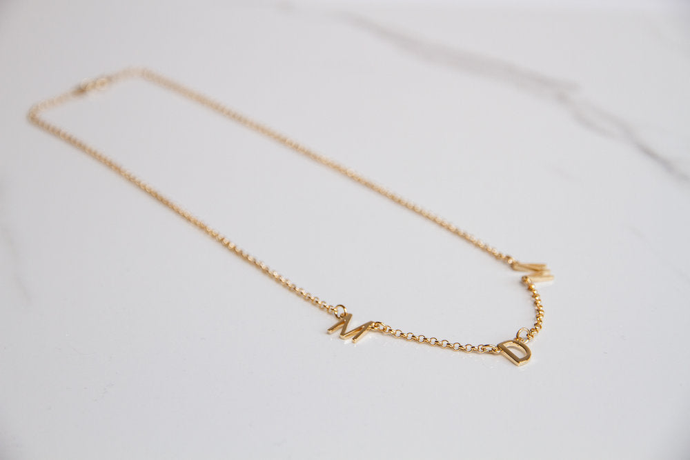 Keep Sake Initial Necklace