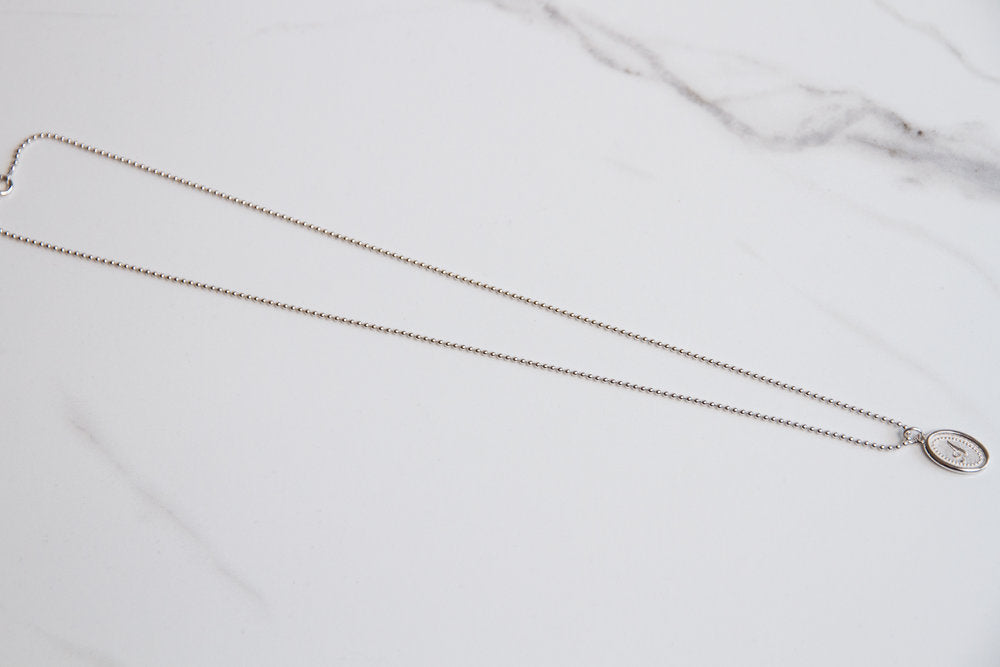 Vintage Initial Pendant