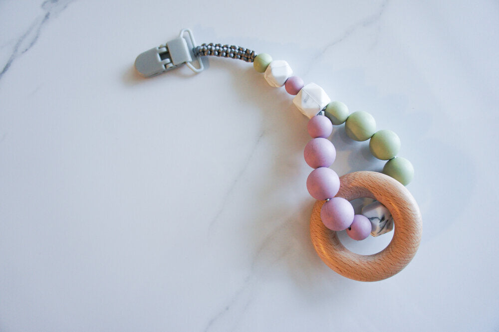 Beechwood Teether - Clip On
