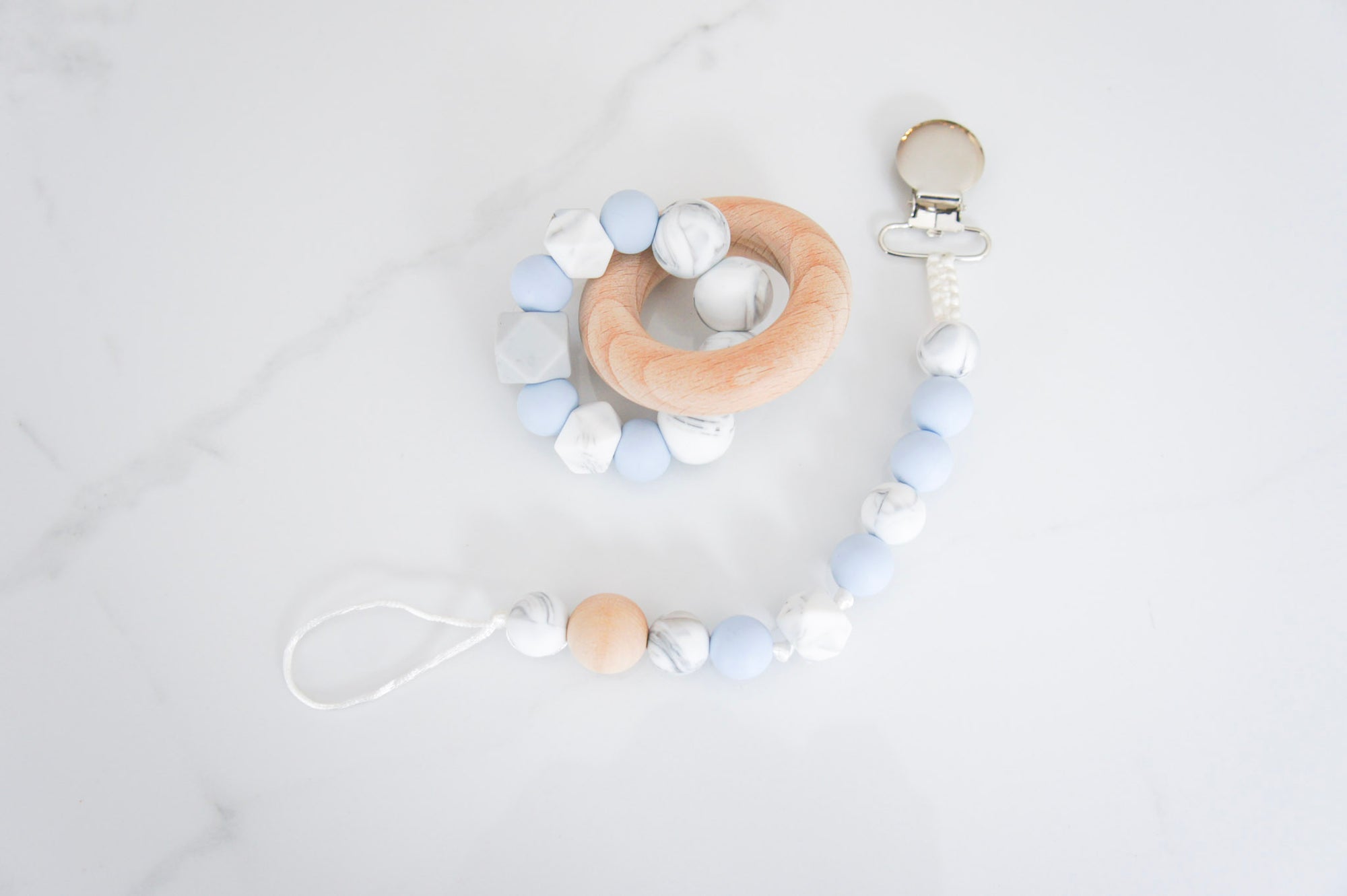 Modern Personalized Teething Set