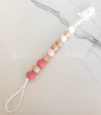 Ombré Wood & Silicone Pacifier Holder
