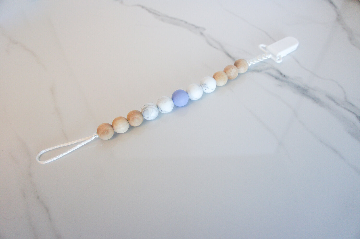 Wood & Silicone Pacifier Holder