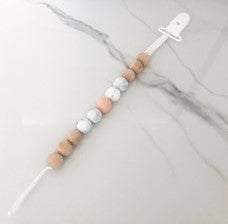 Wood & Silicone Pacifier Holder