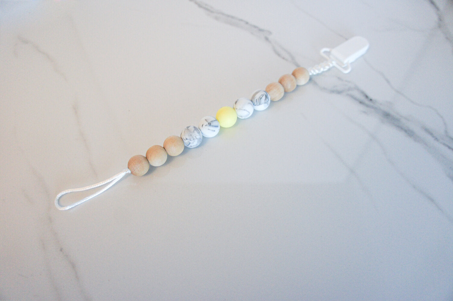 Wood & Silicone Pacifier Holder