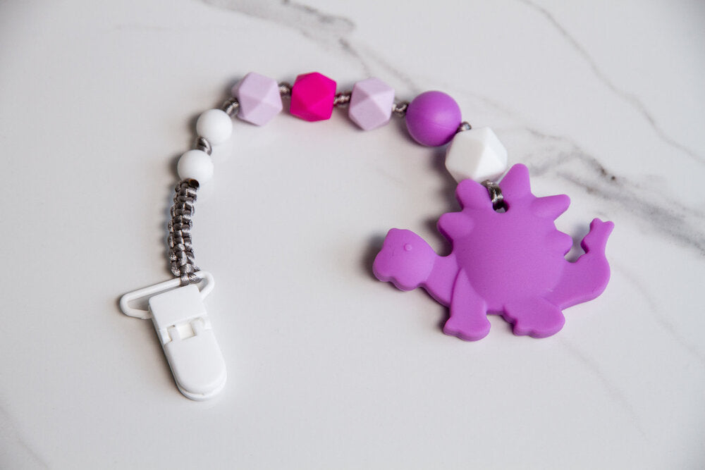 Dinosaur Teether - Clip On