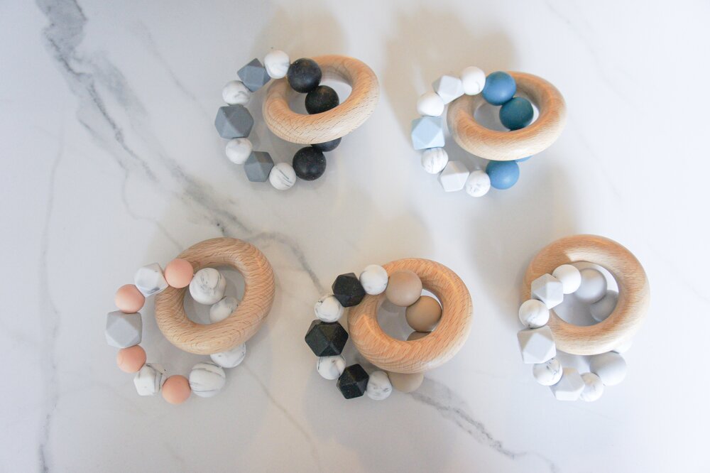 Beechwood Teething Rattle