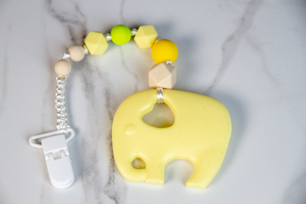 Elephant Teether - Clip On