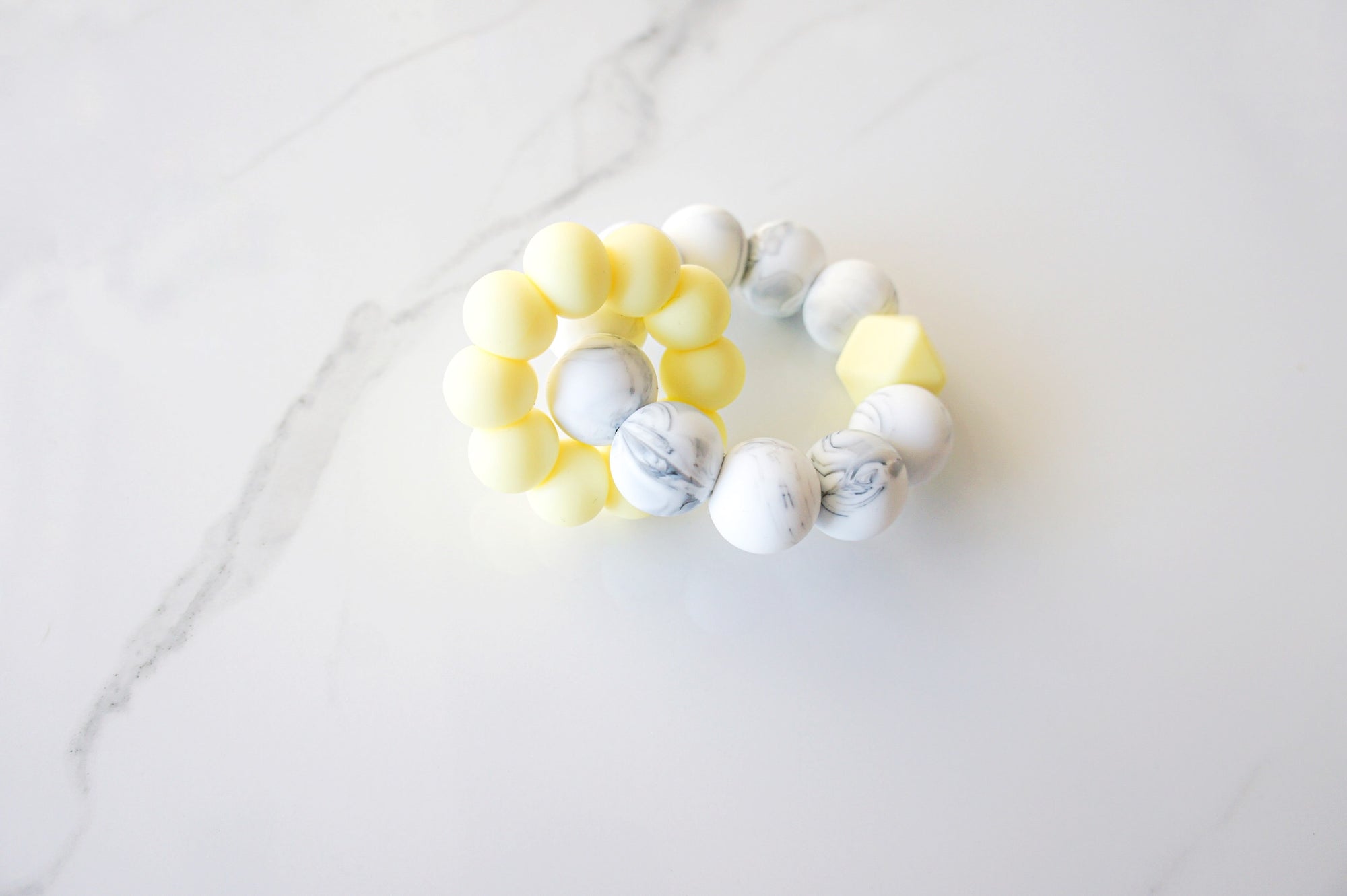 Silicone Double Ring Rattle