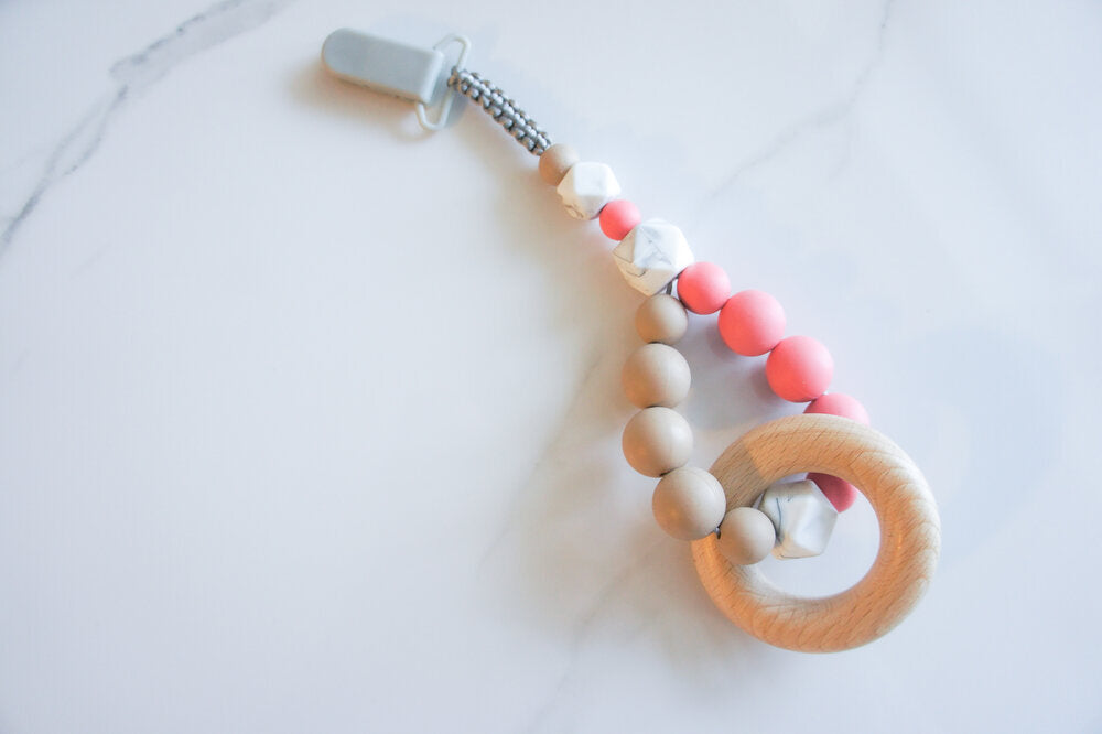 Beechwood Teether - Clip On