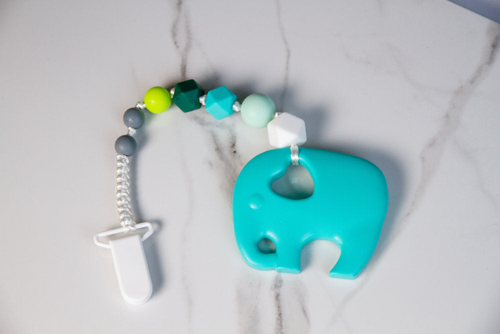 Elephant Teether - Clip On