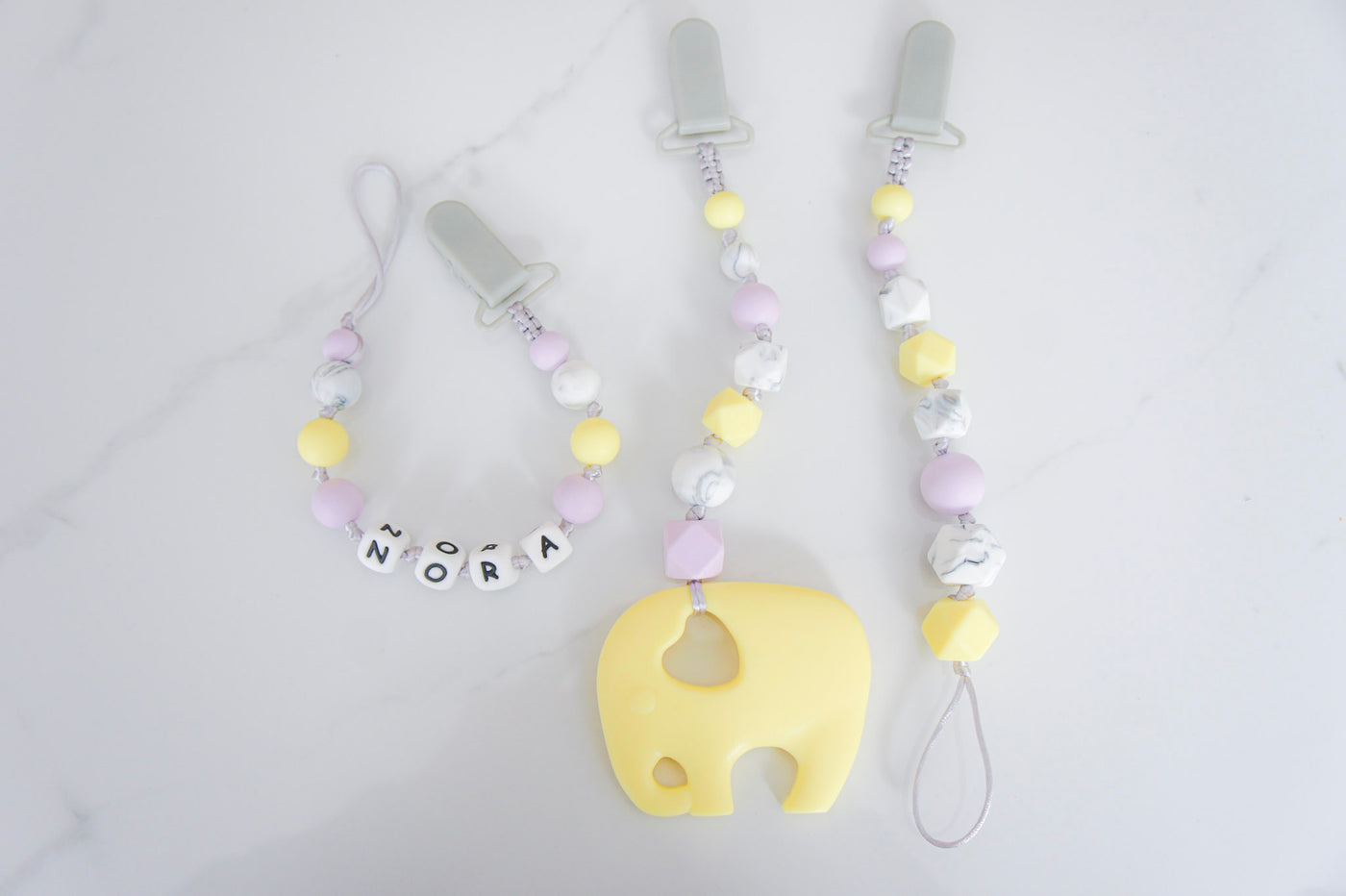Zoo Collection Personalized Teething Set