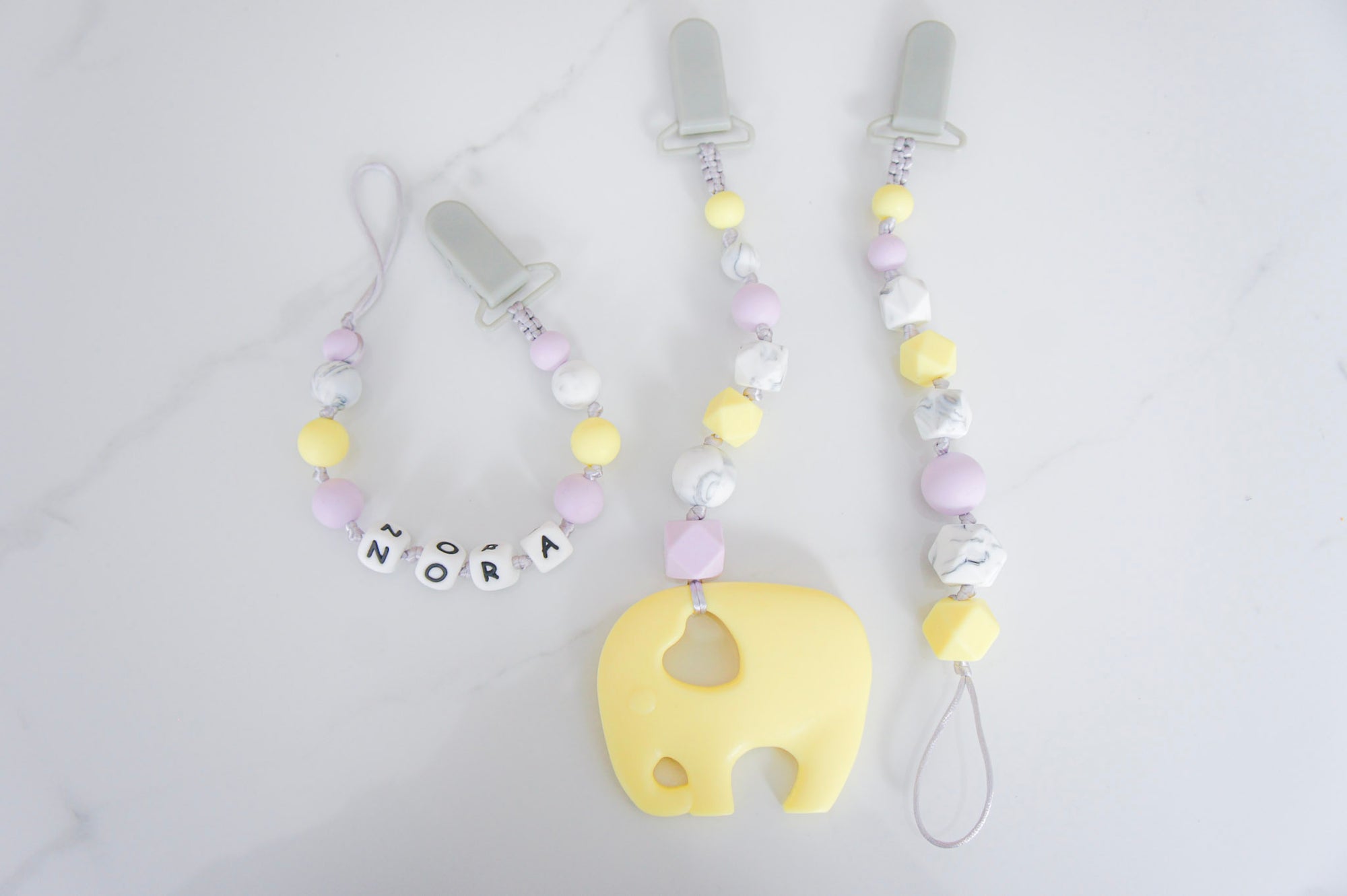 Zoo Collection Personalized Teething Set