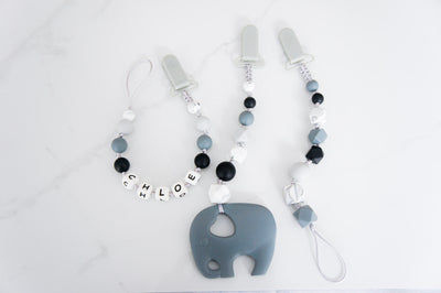 Zoo Collection Personalized Teething Set