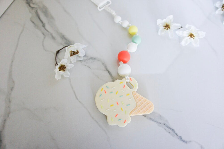 Ice Cream Teether - Clip On